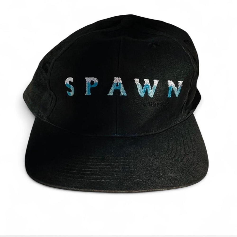 VTG 1997 Spawn Snapback Hat Movie Film SportCap Black Cap